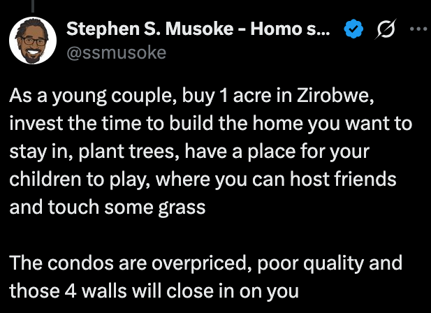 Buy an acre of land and invest in building a home