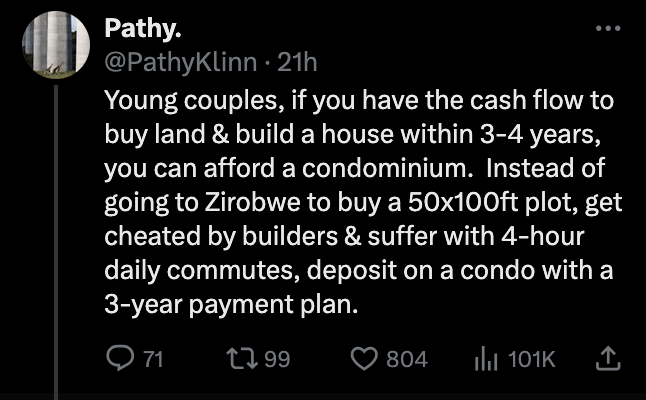 Young couples buy condominium or build