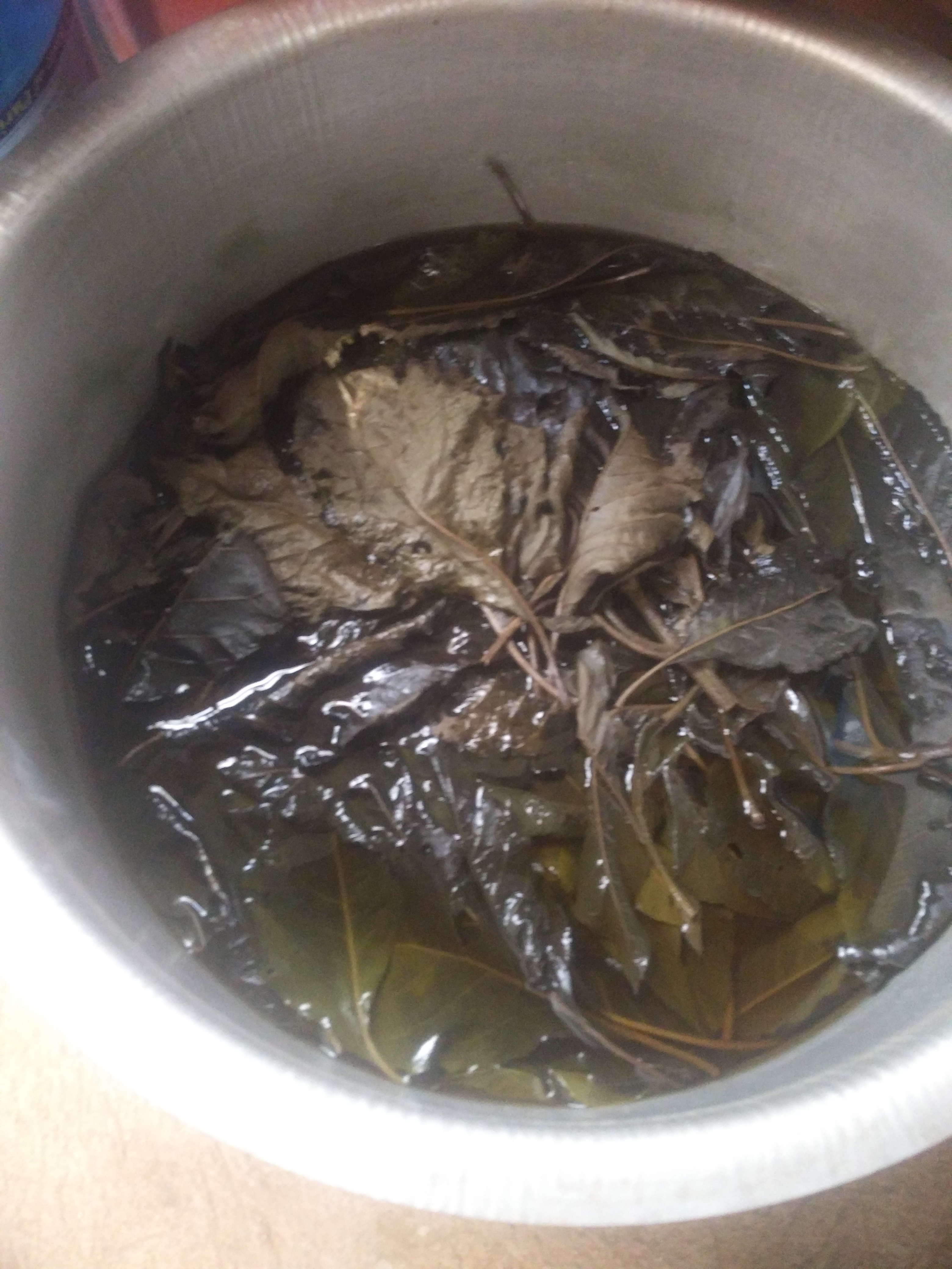 Mululuza after boiling