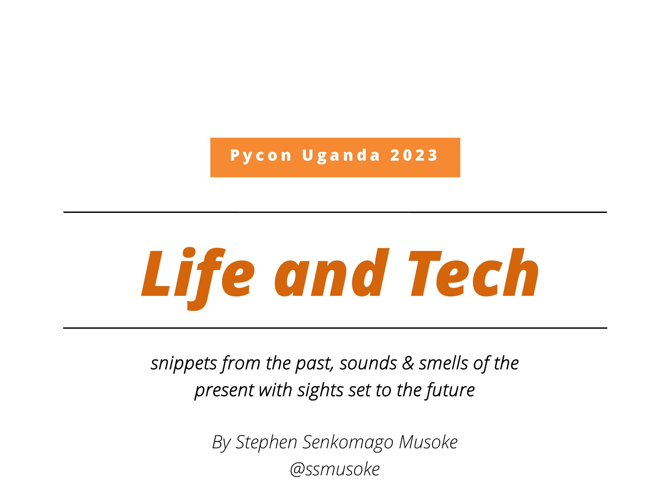 PyCon Uganda Keynote
