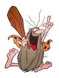 Happy Caveman looking for lass